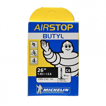 Camara Michelin Airstop 26x1.45-2.60 Presta                                        data-full-size-image-url=