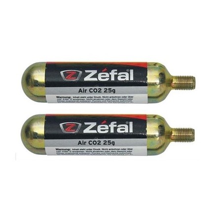 KIT 2 UNIDADES BOMBONA ZEFAL CO2 25gr KIT 2 UNIDADES BOMBONA ZEFAL CO2 25gr